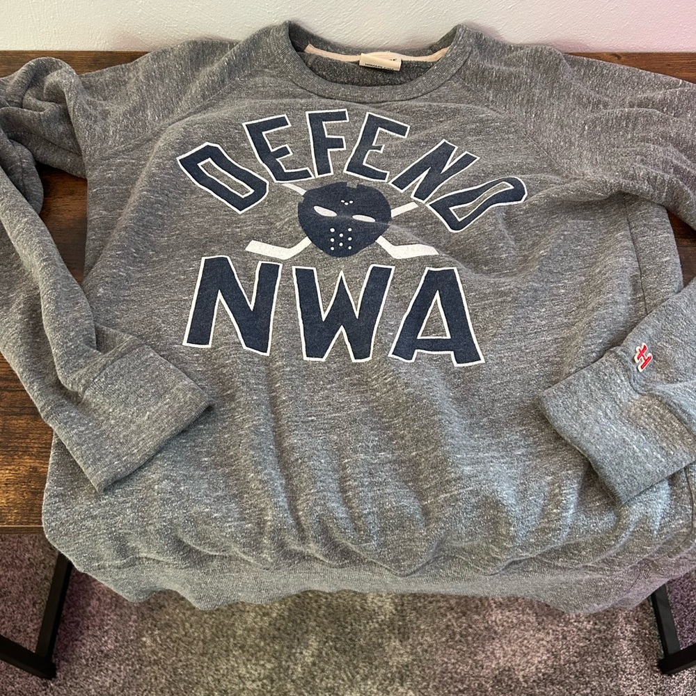 Gray Defend NWA Sweatshirt
